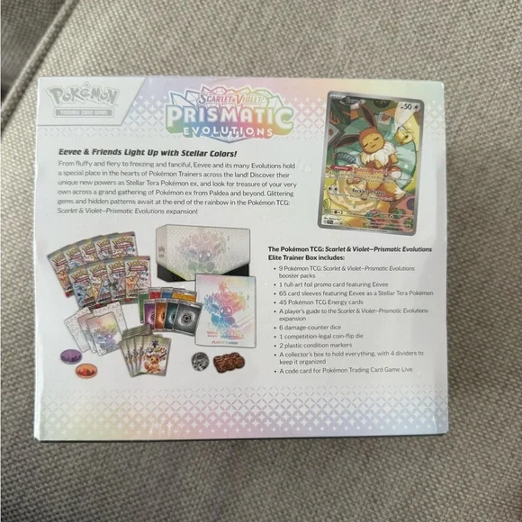 Pokemon Trading Card Game Box with Black and Blue Design - Picture 3 of 4